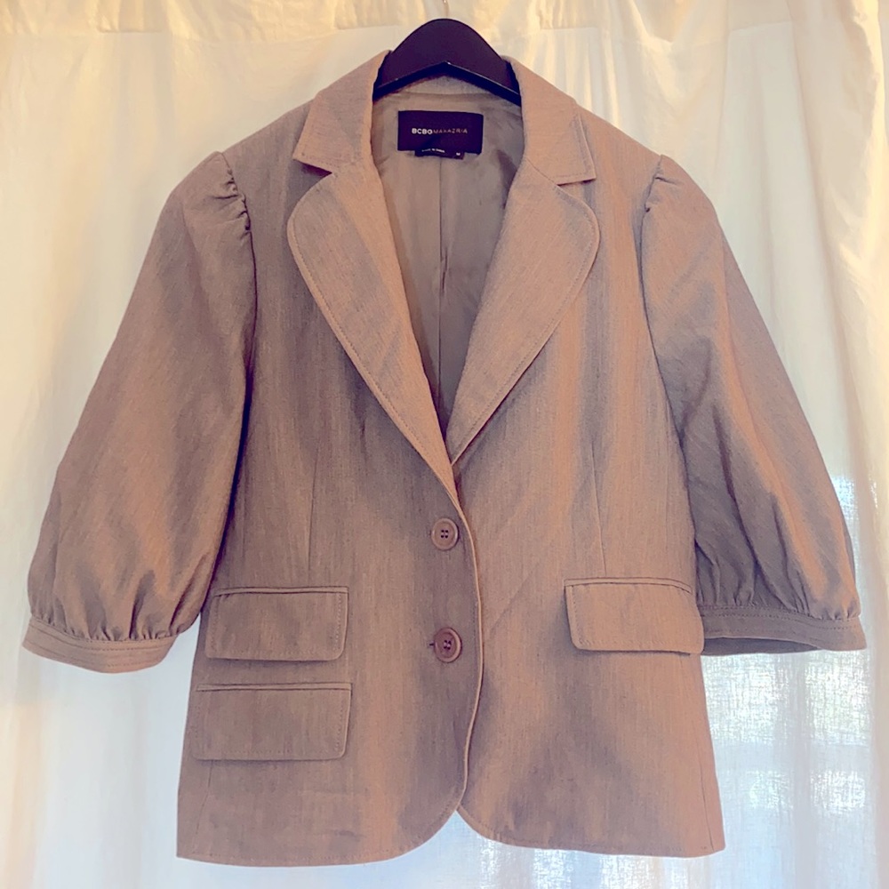 Blazer - Mauve - 3/4 Sleeves - BCBG - M